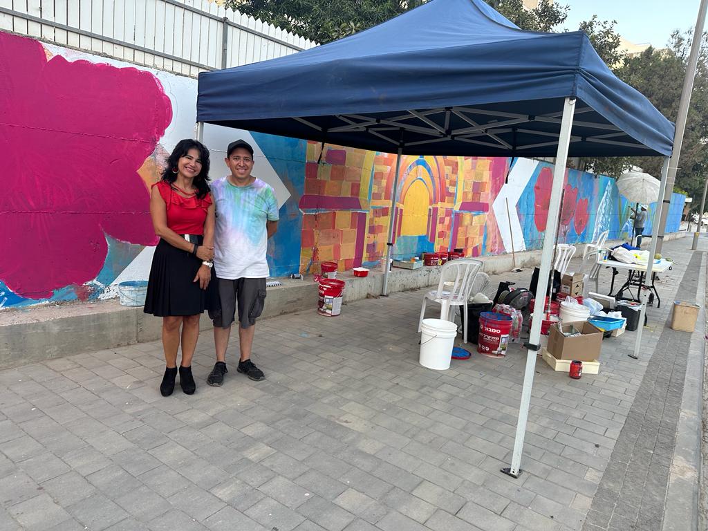 Mural “Encuentro de Culturas” Colombia-Israel