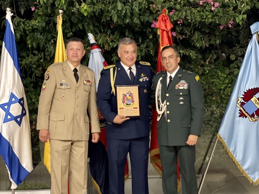 Embajada de Colombia en Israel conmemoró los 202 años del Ejercito Nacional