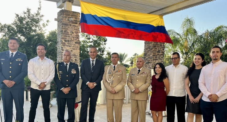 Embajada de Colombia en Israel celebró el Día del Ejército Nacional y los 204 años de la Batalla de Boyacá