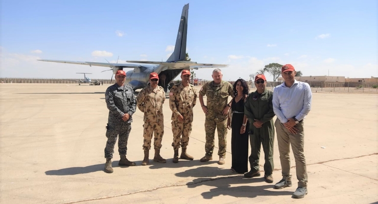 Embajadora Margarita Manjarrez destaca la labor del Batallón Colombia No.3 en Campo Norte en la Península del Sinaí